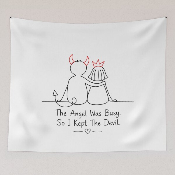 Item preview, The Angel Was Busy. So I Kept The Devil. designed and sold by byMosia.