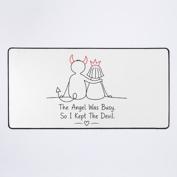 Item preview, The Angel Was Busy. So I Kept The Devil. designed and sold by byMosia.
