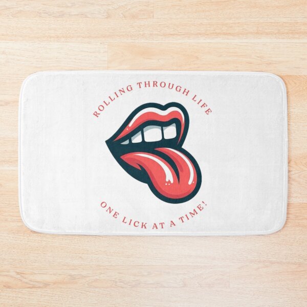 Item preview, Funny: Rolling Through Life Art | Lick Sticker | Lips Art work designed and sold by thesmilngnature.