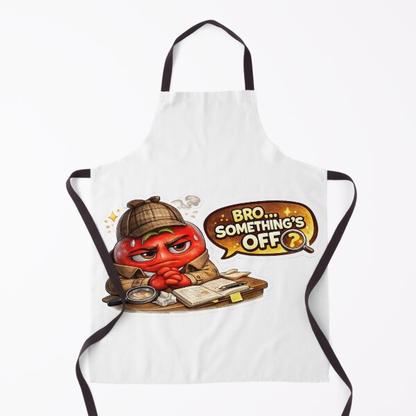 Item preview, Bro Something Is Off Funny Red Tomato Detective designed and sold by Bhinfy.