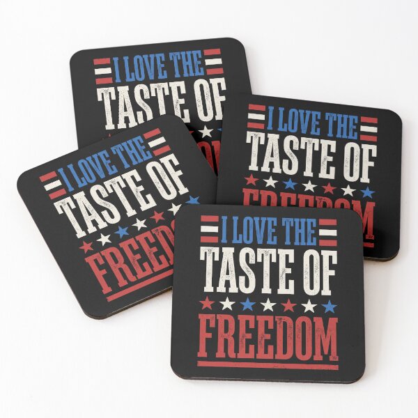 Item preview, I Love The Taste Of Freedom American Patriotism USA Independence Day designed and sold by SofenArt.