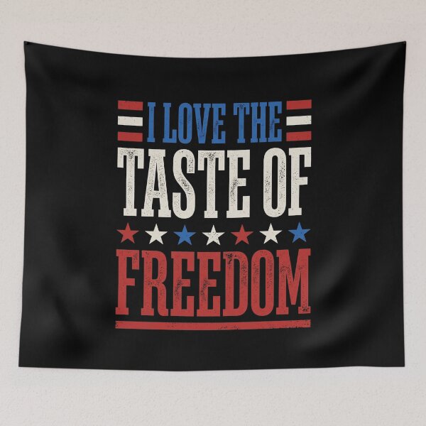 Item preview, I Love The Taste Of Freedom American Patriotism USA Independence Day designed and sold by SofenArt.