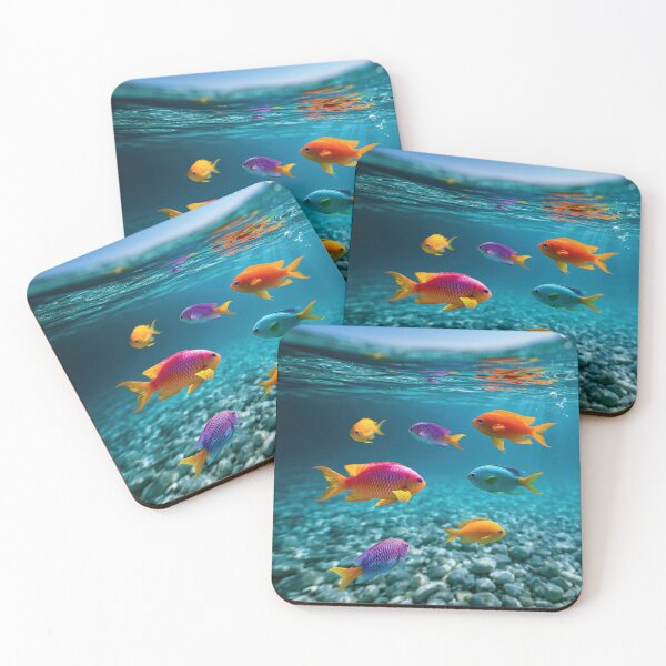 Item preview, Colorful Tropical Fish Ocean Art | Vibrant Marine Life Illustration designed and sold by WordPlayStudio.