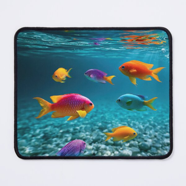Item preview, Colorful Tropical Fish Ocean Art | Vibrant Marine Life Illustration designed and sold by WordPlayStudio.
