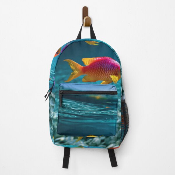 Item preview, Colorful Tropical Fish Ocean Art | Vibrant Marine Life Illustration designed and sold by WordPlayStudio.