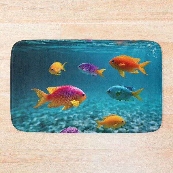Item preview, Colorful Tropical Fish Ocean Art | Vibrant Marine Life Illustration designed and sold by WordPlayStudio.
