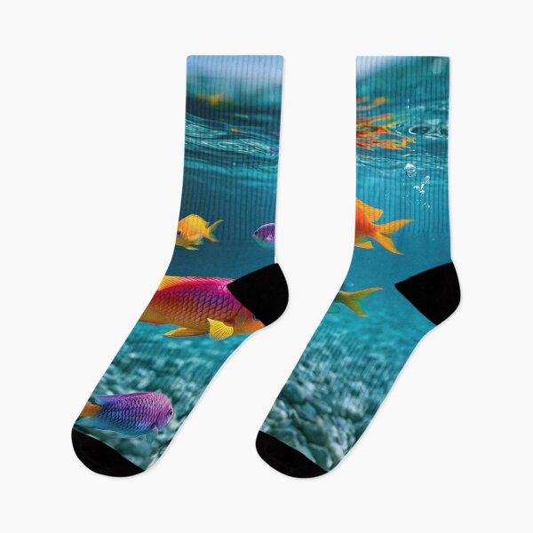 Item preview, Colorful Tropical Fish Ocean Art | Vibrant Marine Life Illustration designed and sold by WordPlayStudio.