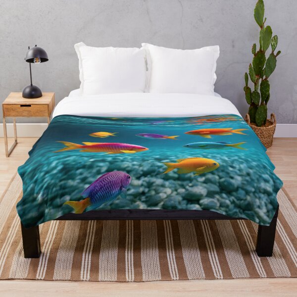 Item preview, Arte oceánico de peces tropicales coloridos | Ilustración de vida marina vibrante designed and sold by WordPlayStudio.