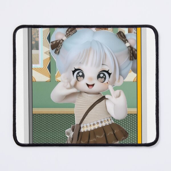 Item preview, Cute Pastel Chibi Doll – Double Peace & Wink designed and sold by Nicole_83.