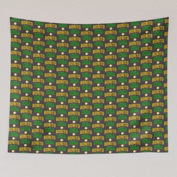 Item preview, JOGA BONITO BRAZILLIOAN  SOCCER FAN  GRAPHIC designed and sold by MonsoonInkX.