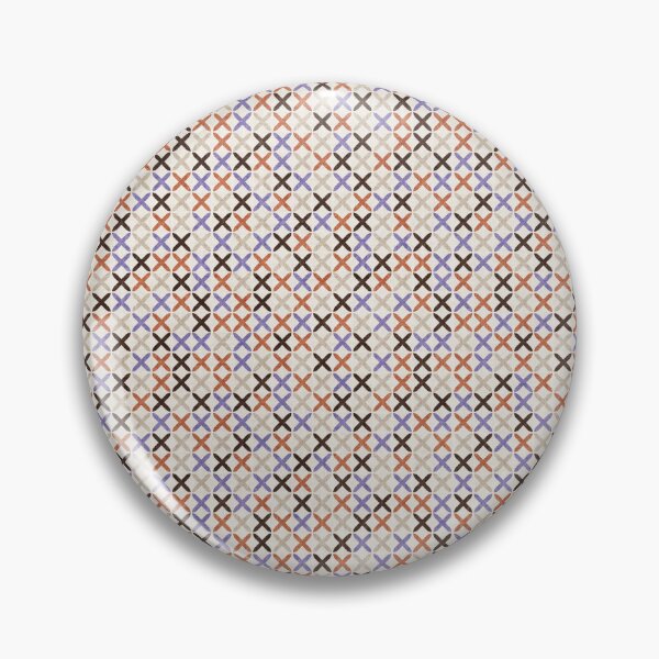 Item preview, Soft Ivory Cross Stitch Geometric Scatter designed and sold by RenattaZare.