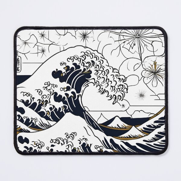 Item preview, Japanese Japanese Traditional Pattern - Traditional 金色と黒色ベースのモノクロ Wagara Design designed and sold by KS-PopArtJapan.