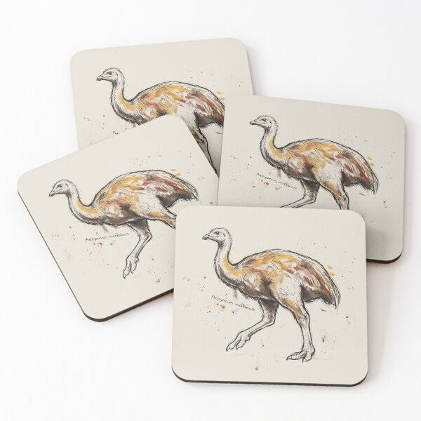 Item preview, Heavy Gravity Ghost: The Elephant Bird (Aepyornis maximus) Print designed and sold by FreiherrPK.