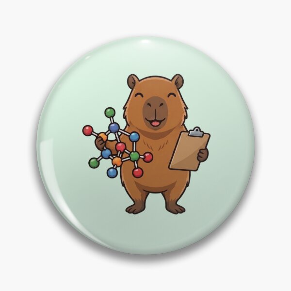 Item preview, School Capybara Scientist Mascot designed and sold by Ivy-Triggs.