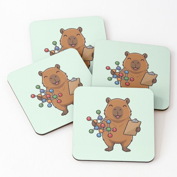 Item preview, School Capybara Scientist Mascot designed and sold by Ivy-Triggs.