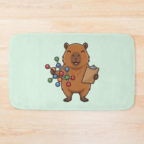 Item preview, School Capybara Scientist Mascot designed and sold by Ivy-Triggs.