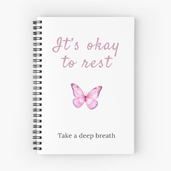 Item preview, It's okay to rest-gentle butterfly reminder designed and sold by miho-anshin.