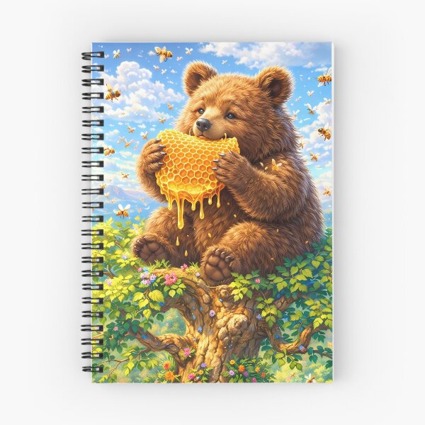 Item preview, Chonky Forest Bear Cub with Honeycomb designed and sold by M-Y-A-R-T-.
