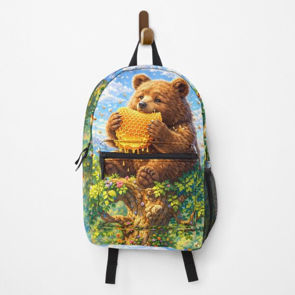 Item preview, Chonky Forest Bear Cub with Honeycomb designed and sold by M-Y-A-R-T-.