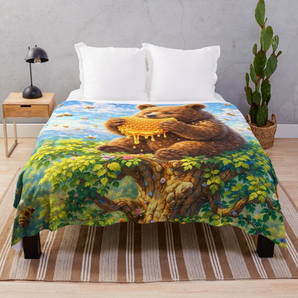 Item preview, Chonky Forest Bear Cub with Honeycomb designed and sold by M-Y-A-R-T-.