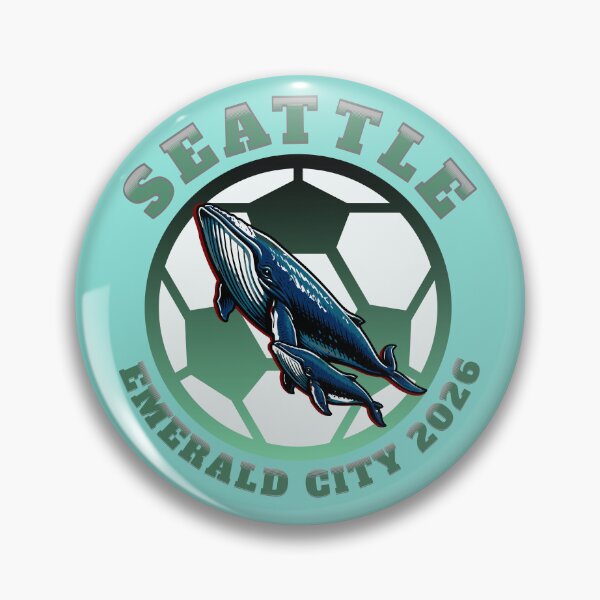 Item preview, BLUE WHALES FOOTBALL (SOCCER) BALL GRAPHIC ART designed and sold by MonsoonInkX.