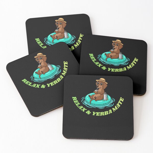 Item preview, Relax & Yerba Mate Dachshund Funny Gifts designed and sold by Domel9674.