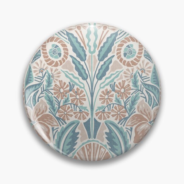 Item preview, Soft Ivory Coastal Shell Botanical Symmetry designed and sold by RenattaZare.
