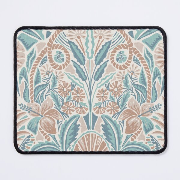 Item preview, Soft Ivory Coastal Shell Botanical Symmetry designed and sold by RenattaZare.