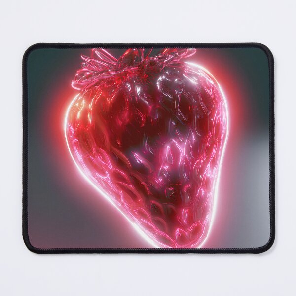 Item preview, Neon Glow Strawberry Pop Icon designed and sold by daila70.