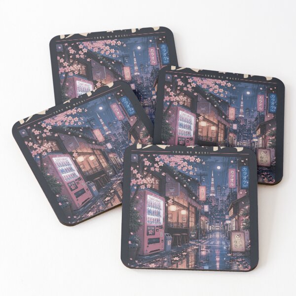 Item preview, Tokyo Street at Night with Vintage Neon Lights designed and sold by NATALIIA54166.