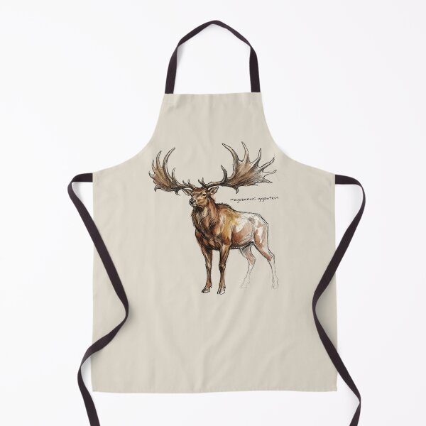 Item preview, Antlered Hubris: Megaloceros giganteus (Irish Elk) Print designed and sold by FreiherrPK.