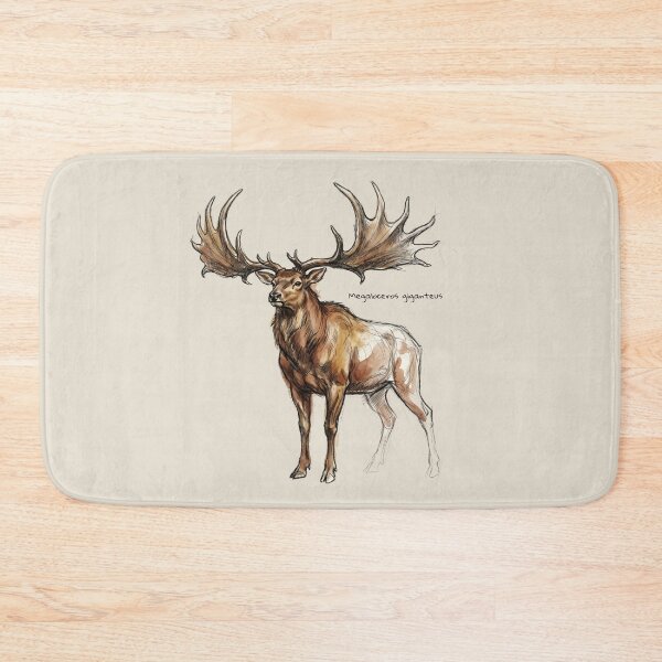Item preview, Antlered Hubris: Megaloceros giganteus (Irish Elk) Print designed and sold by FreiherrPK.