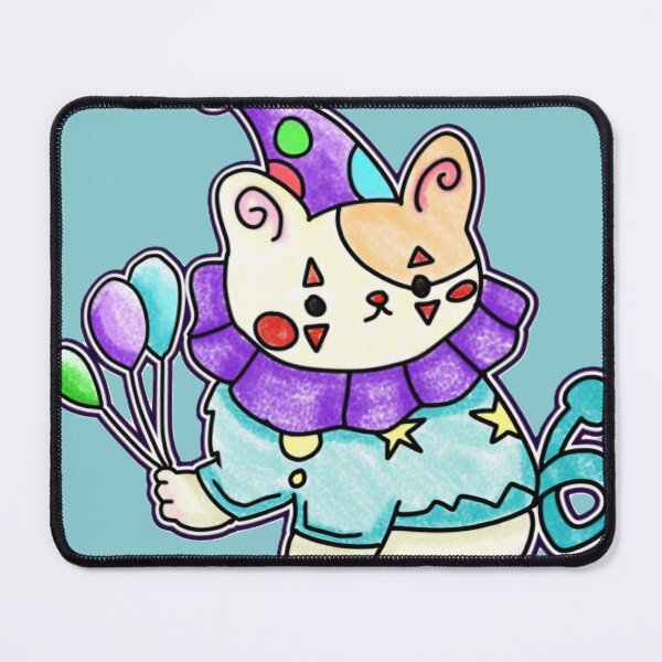 Item preview, Balloon Clown Cat designed and sold by Kwaiianabshopp.