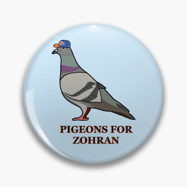 Item preview, Pigeons for Zohran - Knicks Edition designed and sold by fujimocha.