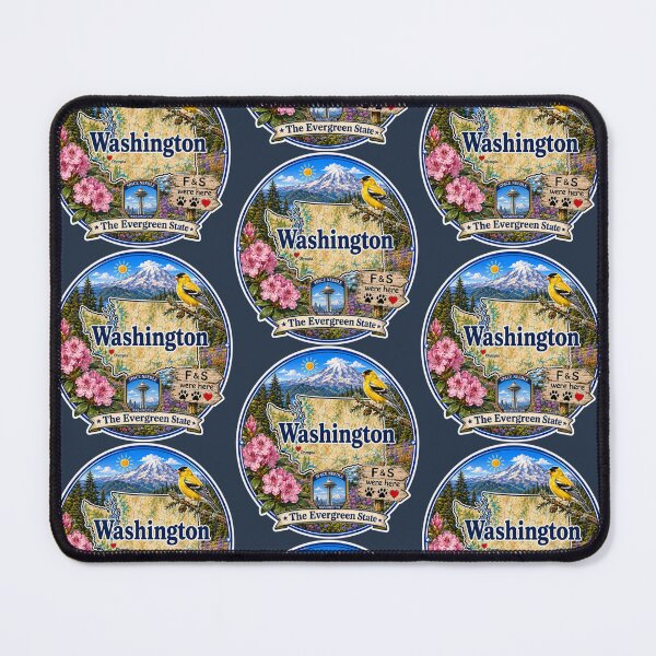 Item preview, Washington - Collect America with Freckle and Spencer designed and sold by CollectrsCornr.