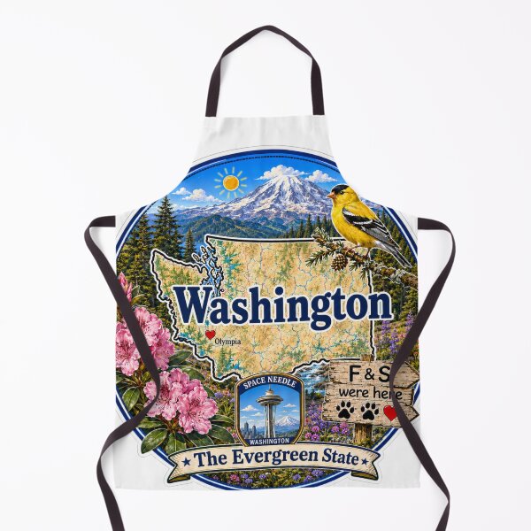 Item preview, Washington - Collect America with Freckle and Spencer designed and sold by CollectrsCornr.