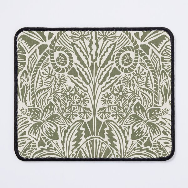 Item preview, Natural Linen Coastal Shell Botanical Symmetry designed and sold by RenattaZare.