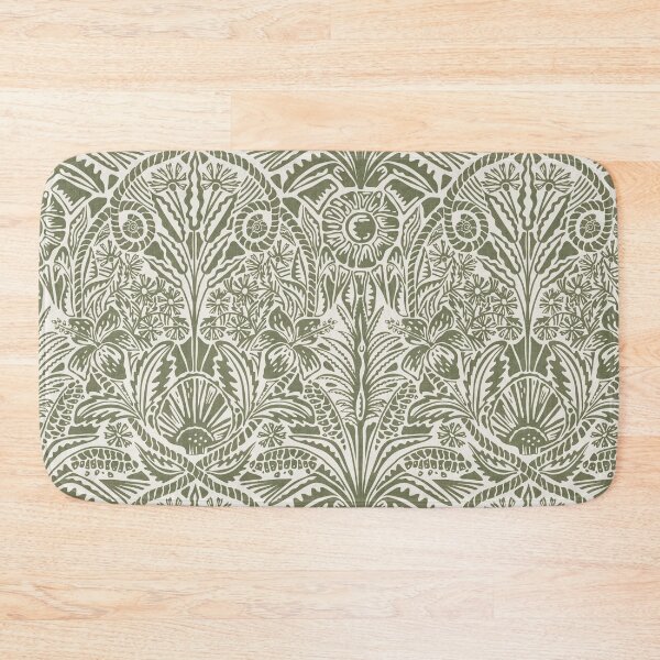 Item preview, Natural Linen Coastal Shell Botanical Symmetry designed and sold by RenattaZare.