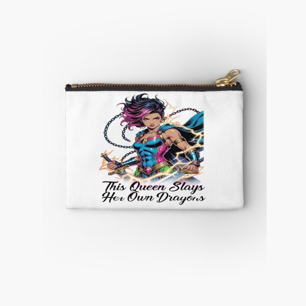 Item preview, This Queen Slays Her Own Dragons – Fierce Warrior Queen Graphic T-Shirt Design | Empowerment Fantasy Streetwear | Strong Women Statement Apparel designed and sold by Sushikidsntod.