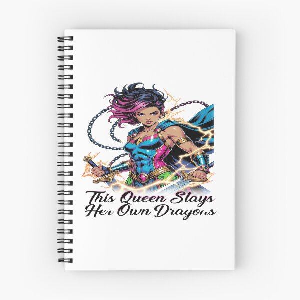 Item preview, This Queen Slays Her Own Dragons – Fierce Warrior Queen Graphic T-Shirt Design | Empowerment Fantasy Streetwear | Strong Women Statement Apparel designed and sold by Sushikidsntod.