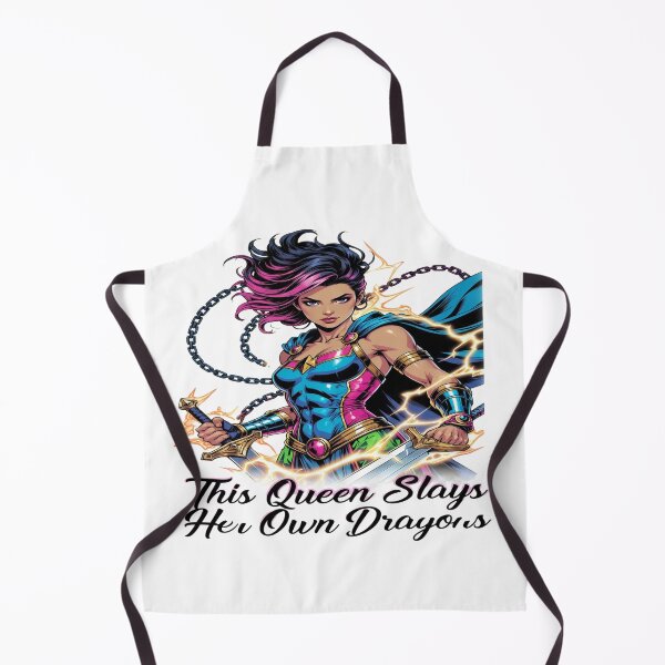 Artikelvorschau, This Queen Slays Her Own Dragons – Fierce Warrior Queen Graphic T-Shirt Design | Empowerment Fantasy Streetwear | Strong Women Statement Apparel entworfen und verkauft von Sushikidsntoddlers.