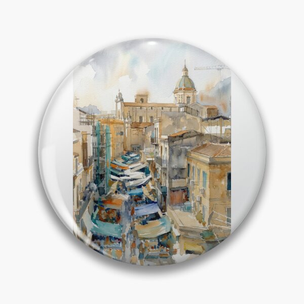 Item preview, Palermo Street Market And Carmine Maggiore designed and sold by caracatita75.