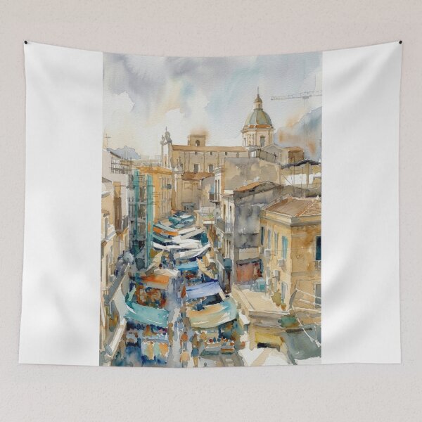 Item preview, Palermo Street Market And Carmine Maggiore designed and sold by caracatita75.