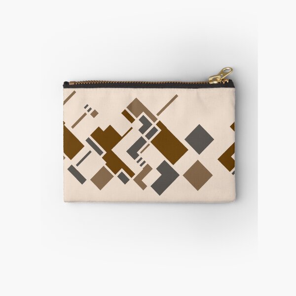 Item preview, Desert Geometry — Abstract Geometric Art in Brown, Tan & Charcoal | Original Print designed and sold by MoonHoneybyImani.