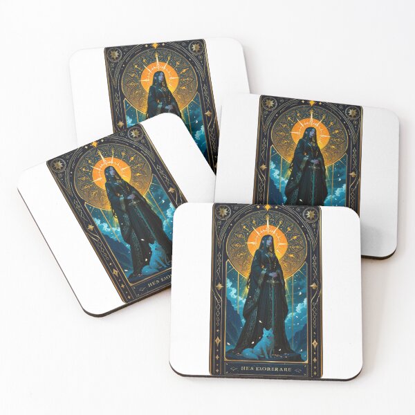 Item preview, The Sorceress – Dark Celestial Tarot Card Art designed and sold by AeraArts.