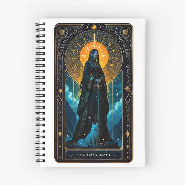 Item preview, The Sorceress – Dark Celestial Tarot Card Art designed and sold by AeraArts.