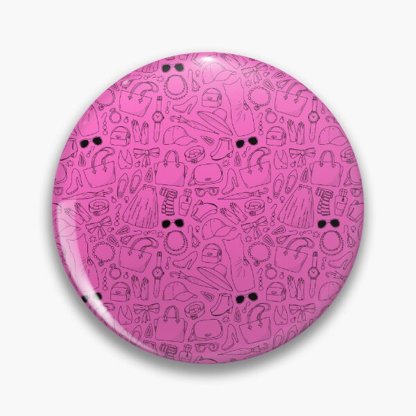Item preview, Pink Fashion Doodle Pattern Handbags Shoes Accessories designed and sold by Zaya_art.