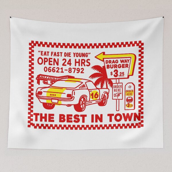 Item preview, DRAG WAY BURGERS designed and sold by PastelWingg.