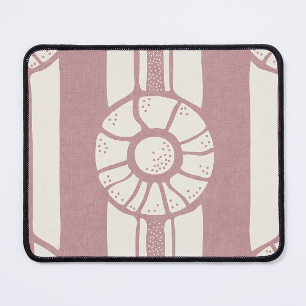 Item preview, Pastel Pink Nautical Shell Cabana Stripes designed and sold by RenattaZare.