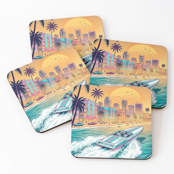 Item preview, GTA 6 Vice City Miami Vibes  designed and sold by Fun&Design.